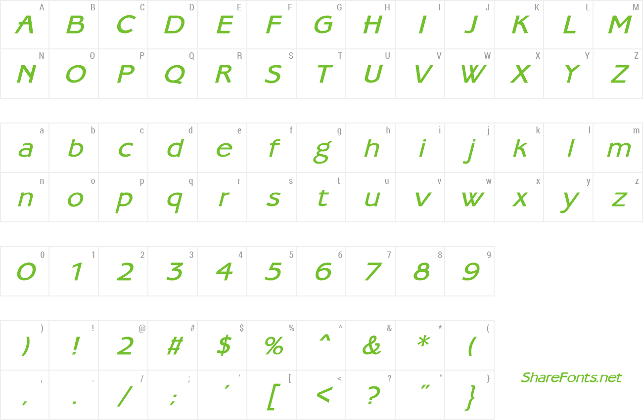 Font UkrainianAmbassadoreType preview